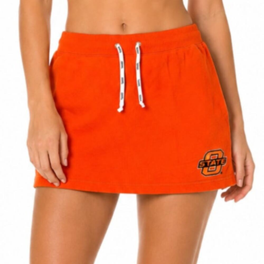 Starter Oklahoma State Cowboys Orange Sweat Skirt Medium